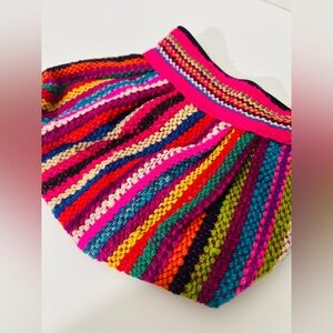 Colorful Handwoven Peruvian Wristlet Bag – Small Size – Boho Artisan Style